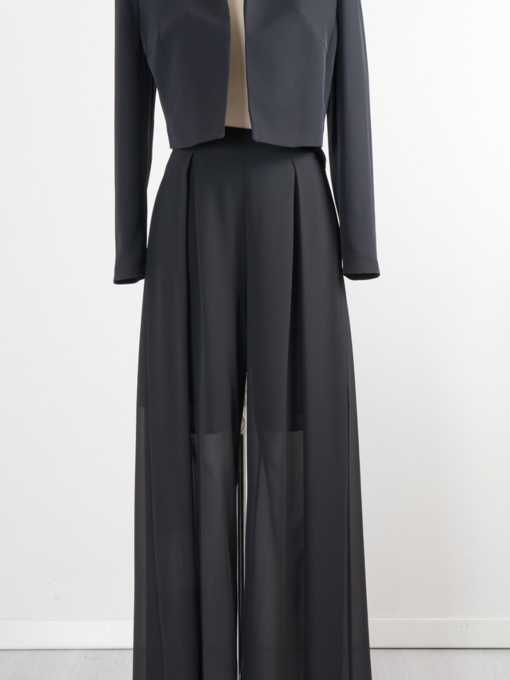 CERIMONIA DONNA Abito cerimonia Nero-Pantalone più giacca cerimonia donna
